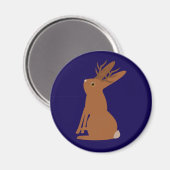 Halloween Jackalope Trick oder Treat Magnet (Vorderseite/Rückseite)