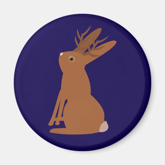 Halloween Jackalope Trick oder Treat Magnet (Vorne)