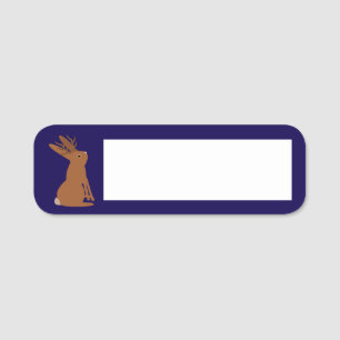 Halloween Jackalope Trick oder Treat Namensschild
