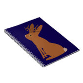 Halloween Jackalope Trick oder Treat Notizblock (Rechte Seite)