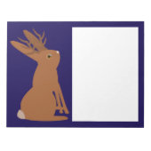 Halloween Jackalope Trick oder Treat Notizblock (Vorderseite)