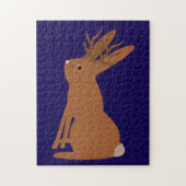 Halloween Jackalope Trick oder Treat Puzzle (Vertikal)