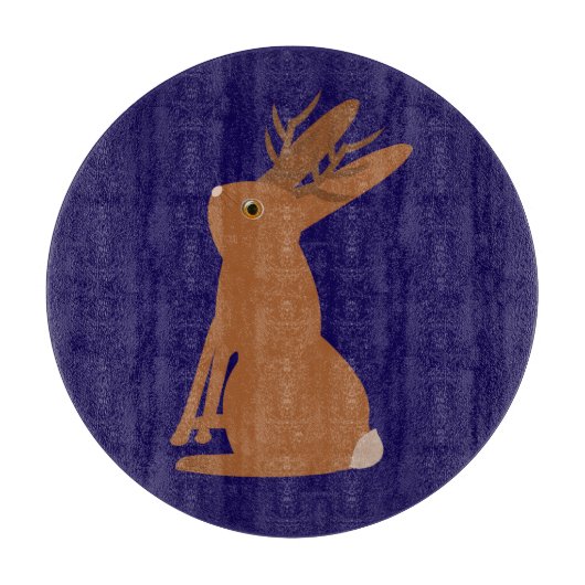 Halloween Jackalope Trick oder Treat Schneidebrett (Vorderseite)