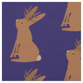 Halloween Jackalope Trick oder Treat Stoff (Nahaufnahme)