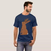 Halloween Jackalope Trick oder Treat T-Shirt (Vorne ganz)
