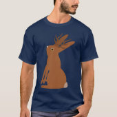 Halloween Jackalope Trick oder Treat T-Shirt (Vorderseite)