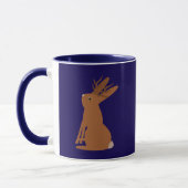 Halloween Jackalope Trick oder Treat Tasse (Links)