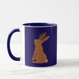Halloween Jackalope Trick oder Treat Tasse