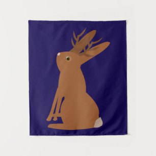 Halloween Jackalope Trick oder Treat Wandteppich