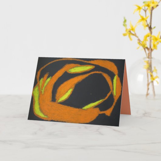 Halloween-Jack'Lantern-Karten Karte (Gelbe Blume)