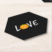Halloween Jackolantern Liebe Halloween Untersetzer (angewinkelt)
