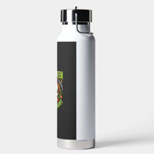 Halloween-Jagd-Nacht-Totenkopf-Sense-Vektor-Design Trinkflasche
