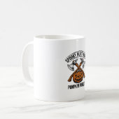 Halloween-Jagdhemd mit Kürbisäxten_1 Kaffeetasse (Vorderseite Links)