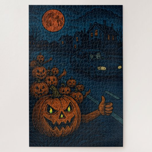 Halloween jagt dich puzzle (Vertikal)