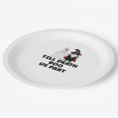 Halloween-Jahrestag - Bis zum Tode Pappteller (Schrägansicht)