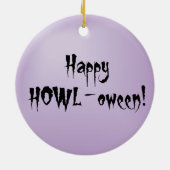 Halloween Japanische Chin Keramik Ornament (Hinten)