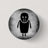 Halloween "Jason" Button (Vorderseite)