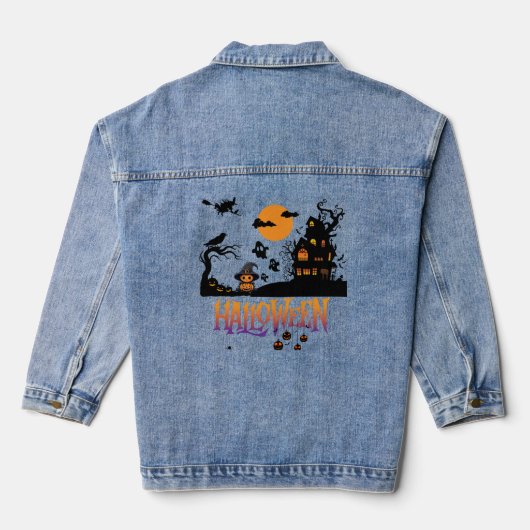 Halloween Jeansjacke (Rückseite)