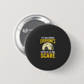 Halloween Jedem steht ein Schrecken Design_1 Button (Vorne & Hinten)