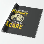 Halloween Jedem steht ein Schrecken Design_1 Geschenkpapier (Ungerollt)