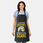 Halloween Jedem steht ein Schrecken Design_1 Schürze (Getragen)