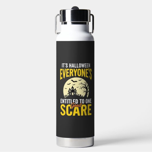 Halloween Jedem steht ein Schrecken Design_1 Trinkflasche (Vorderseite)
