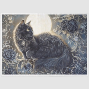 Halloween Jeweled Cat Seidenpapier