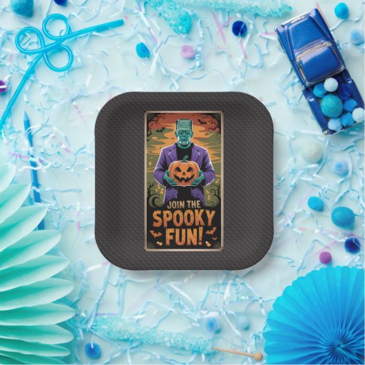 Halloween - Join the spooky Fun Pappteller (Party)