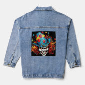 Halloween/Joker Denim Jacket Jeansjacke (Rückseite)