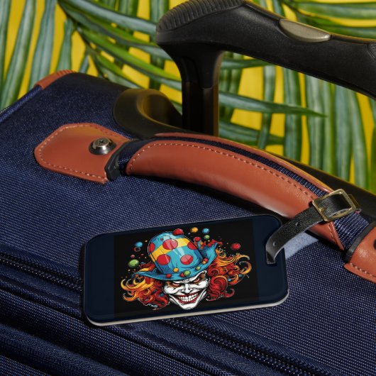 Halloween/Joker Gepäckmarke Gepäckanhänger (Vorderseite Insitu 3)