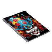 Halloween/Joker-Notebook Notizblock (Rechte Seite)