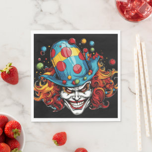 Halloween/Joker Paper Napkin Serviette