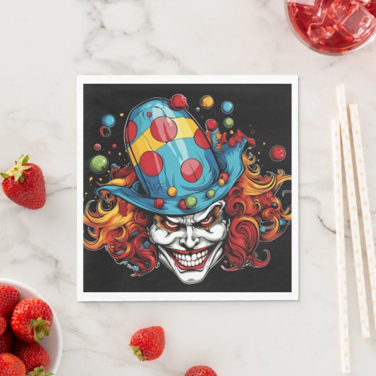 Halloween/Joker Paper Napkin Serviette (Beispiel)