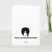 Halloween Jokes Vintag Card Karte (Rückseite)