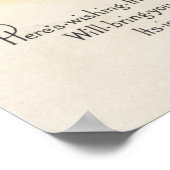 Halloween JoysWitch auf Broom Poster (Ecke)