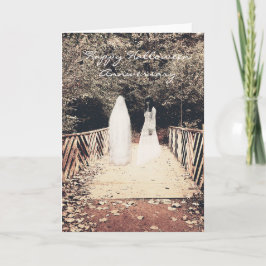 Halloween Jubiläum Auf der Brückenkarte Karte