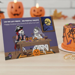 Halloween-Jubiläum Schwester und Schwager Karte