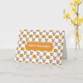 Halloween-Jubiläumskarte Karte (Gelbe Blume)