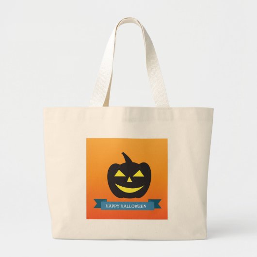 Halloween Jumbo Stoffbeutel (Vorne)