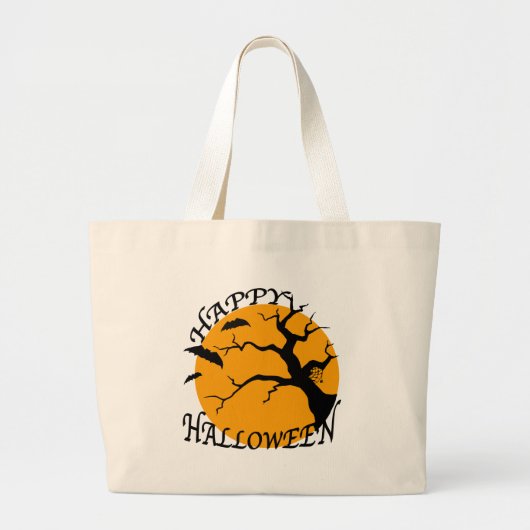 Halloween Jumbo Stoffbeutel (Vorne)