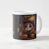 Halloween Jumbo-Tasse (Vorderseite Rechts)