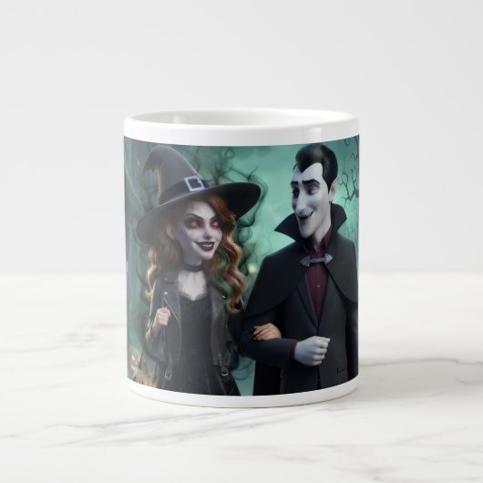 Halloween Jumbo-Tasse (Vorderseite)