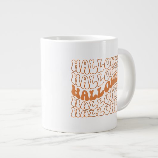 Halloween Jumbo-Tasse (Vorderseite Rechts)