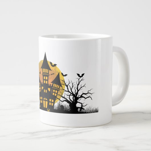 Halloween Jumbo-Tasse (Vorderseite Rechts)