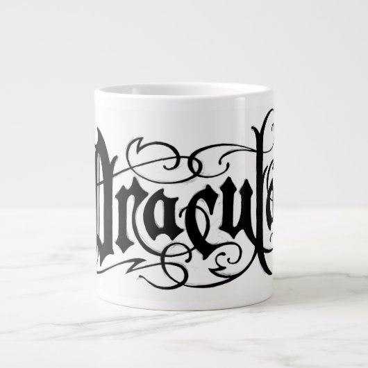 Halloween Jumbo Tasse-Dracula Jumbo-Tasse (Vorderseite)