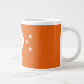 Halloween Jumbo Tasse, Orange Jumbo-Tasse (Rechts)