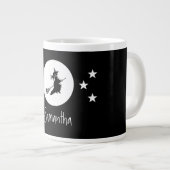 Halloween-Jumbo-Tasse, Schwarz Jumbo-Tasse (Vorderseite Rechts)