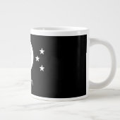Halloween-Jumbo-Tasse, Schwarz Jumbo-Tasse (Rechts)