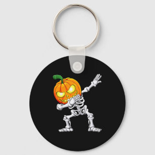 Halloween-Jungen Dabbing-Skelett Y Kürbis Jack O L Schlüsselanhänger