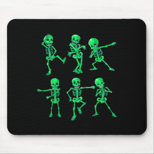 Halloween Jungen Mädchen Kinder Tanzskelette Tanz  Mousepad